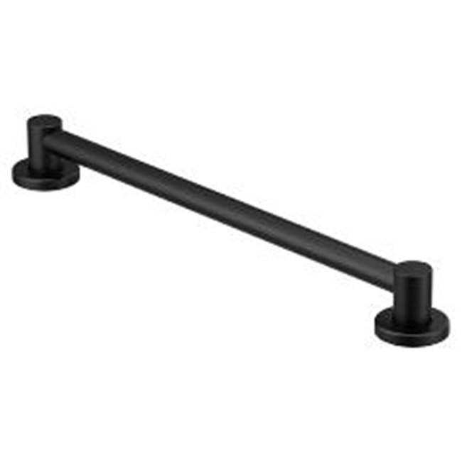 Moen - Matte Black 24'' Designer Grab Bar - Matte Black