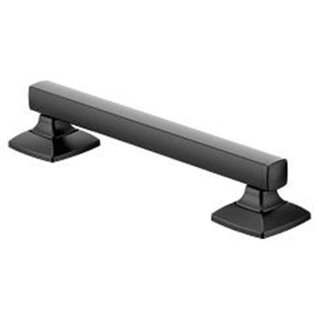 Moen - Matte Black 12'' Designer Grab Bar - Matte Black