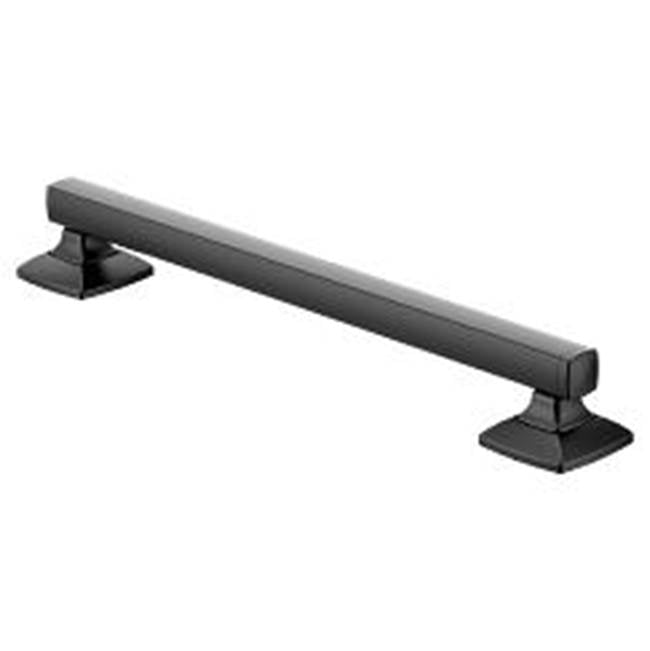Moen - Matte Black 18'' Designer Grab Bar - Matte Black
