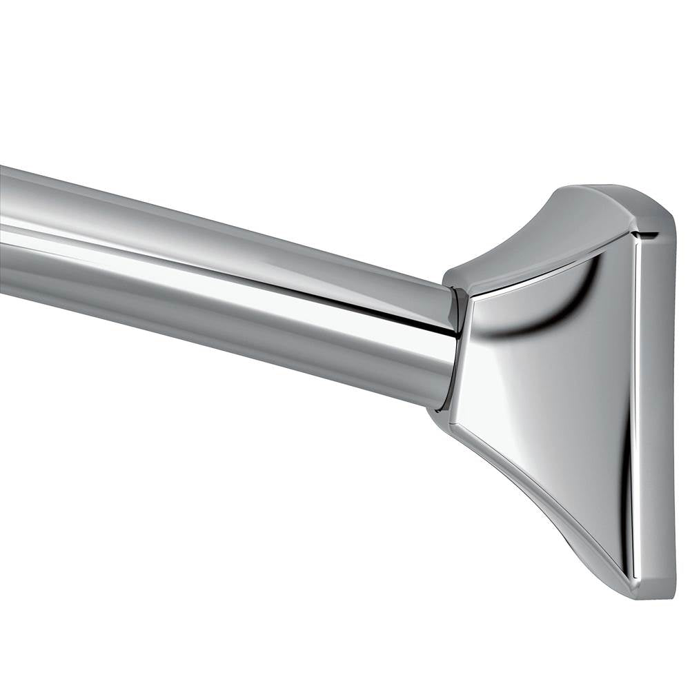 Moen - Chrome Adjustable Curved Shower Rod - Chrome