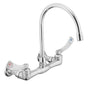 Moen - Chrome two-handle utility faucet - Chrome