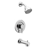 Moen - Align Single-Handle Posi-Temp Tub and Shower Faucet Trim Kit in Chrome (Valve Sold Separately) - Chrome