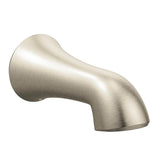 Moen - Wynford Replacement Tub Non-Diverter Spout 1/2-Inch Slip Fit Connection, Brushed Nickel - Brushed Nickel