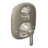 Moen - Rothbury Moentrol Shower Valve with 3-Function Integrated Diverter Valve Trim, Valve Required, Brushed Nickel - Brushed Nickel
