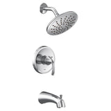 Moen - Glyde M-CORE 2-Series Eco Performance 1-Handle Tub and Shower Trim Kit in Chrome (Valve Sold Separately) - Chrome