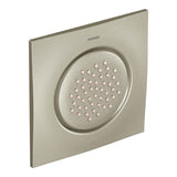 Moen - Square Body Spray Trim Kit in Brushed Nickel (Valve Sold Separately) - Brushed Nickel