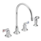 Moen - Chrome two-handle kitchen faucet - Chrome