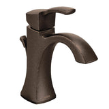 Moen - Voss One-Handle High-Arc Bathroom Faucet with Drain Assembly, Oil-Rubbed Bronze - Oil Rubbed Bronze