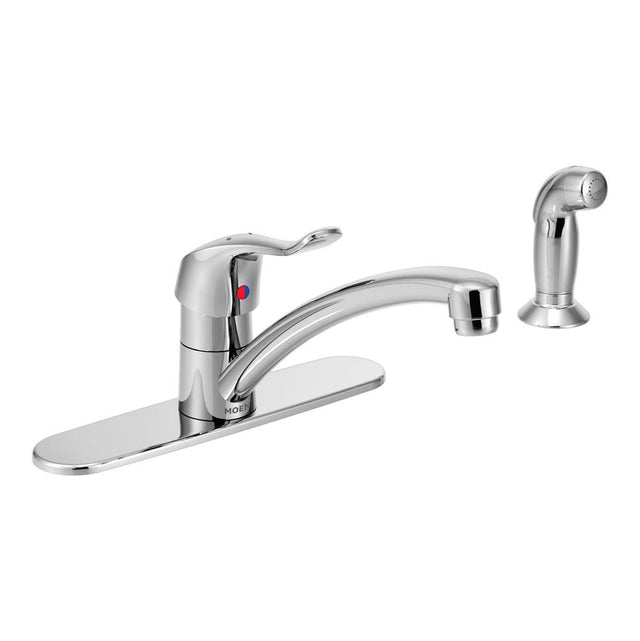 Moen - Chrome one-handle kitchen faucet - Chrome