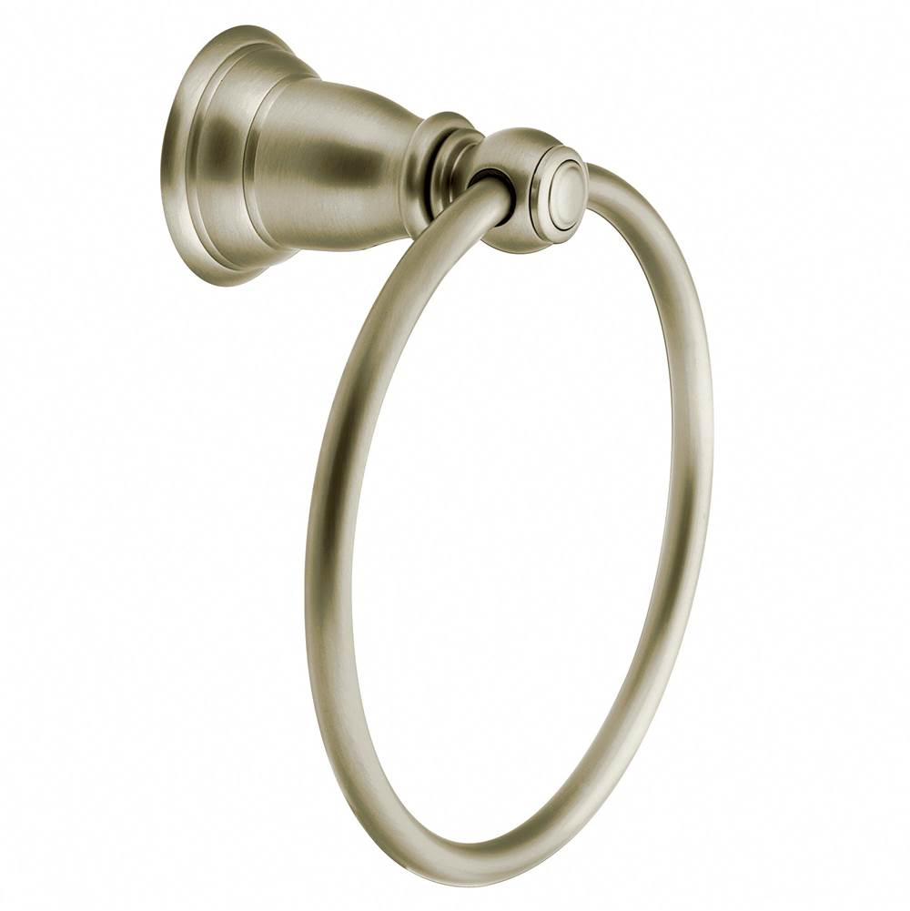 Moen - Brushed Nickel Towel Ring - Brushed Nickel