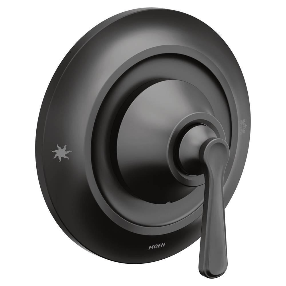 Moen - Colinet Traditonal Posi-Temp Valve Trim Kit, Valve Required, in Matte Black - Matte Black