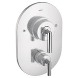 Moen - Arris Posi-Temp with Built-in 3-Function Transfer Valve Trim Kit, Valve Required, Chrome - Chrome