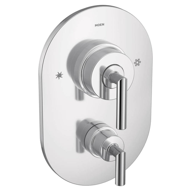Moen - Arris Posi-Temp with Built-in 3-Function Transfer Valve Trim Kit, Valve Required, Chrome - Chrome