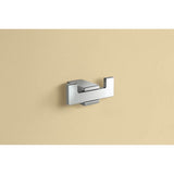 Brushed Nickel Double Robe Hook