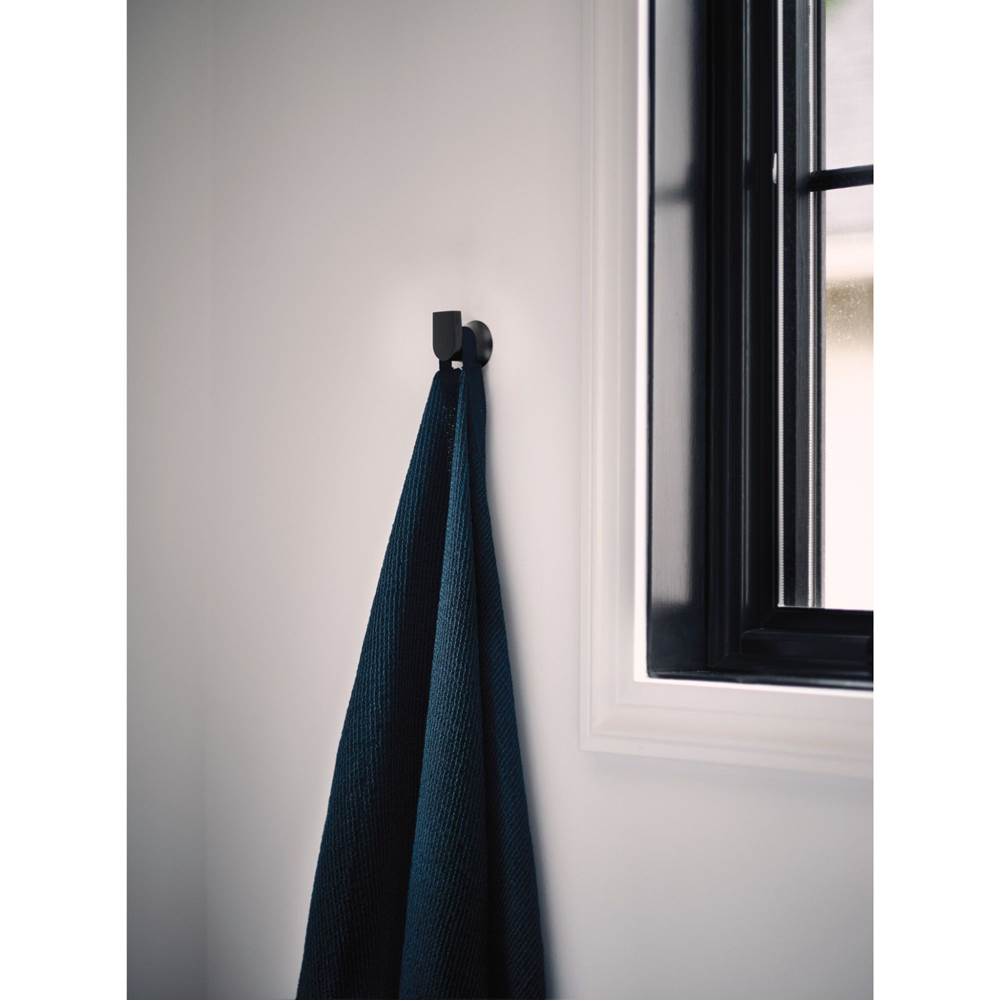Matte Black Single Robe Hook