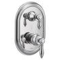 Moen - Weymouth M-CORE 3-Series 2-Handle Shower Trim with Integrated Transfer Valve in Chrome (Valve Sold Separately) - Chrome