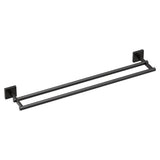 Matte Black 24'' Double Towel Bar