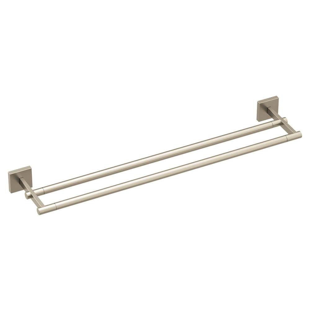 Matte Black 24'' Double Towel Bar
