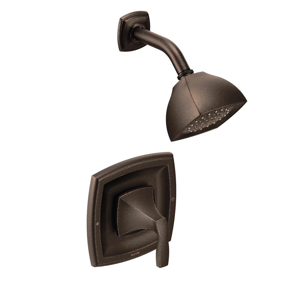 Moen - Voss Posi-Temp Single-Handle 1-Spray Shower Faucet Trim Kit in Oil Rubbed Bronze (Valve Sold Separately) - Oil Rubbed Bronze