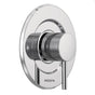 Moen - Align Moentrol Volume Control Modern Shower Valve Trim Kit, Valve Required, Chrome - Chrome