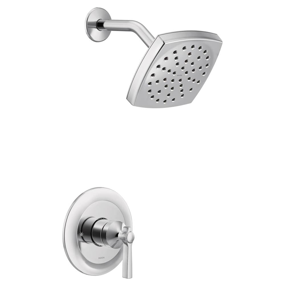 Moen - Flara M-CORE 3-Series 1-Handle Shower Trim Kit in Chrome (Valve Sold Separately) - Chrome