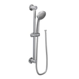Moen - Eco-Performance Handheld Shower with 24-Inch Slide Bar and 59-Inch Hose, Chrome - Chrome