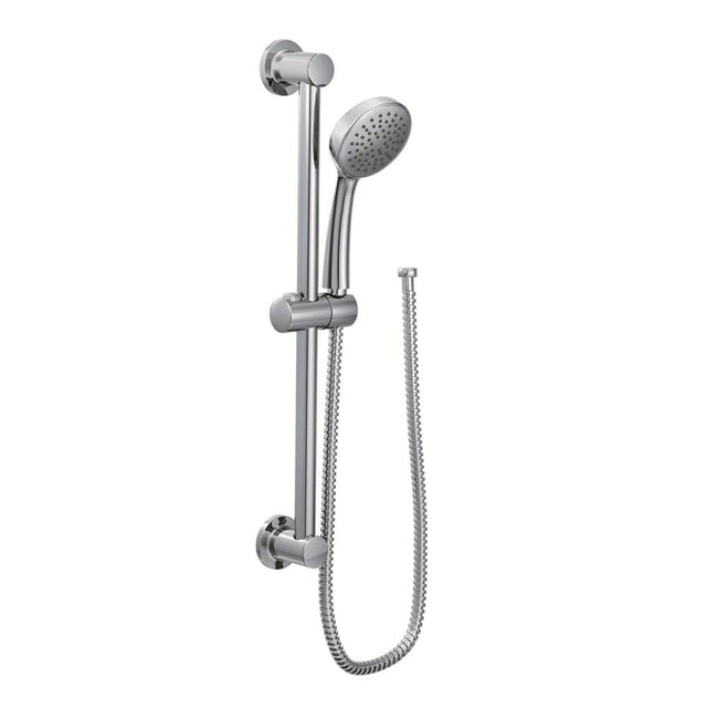 Moen - Eco-Performance Handheld Shower with 24-Inch Slide Bar and 59-Inch Hose, Chrome - Chrome