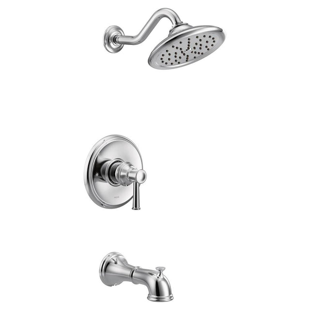 Moen - Belfield M-CORE 3-Series 1-Handle Tub and Shower Trim Kit in Chrome (Valve Sold Separately) - Chrome