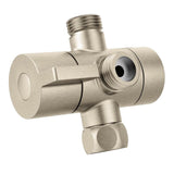 Moen - Non-Pivoting Shower Arm Diverter, Brushed Nickel - Brushed Nickel