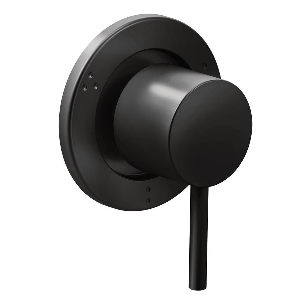 Moen - Align Single-Handle Transfer Valve Trim in Matte Black (Valve Sold Separately) - Matte Black