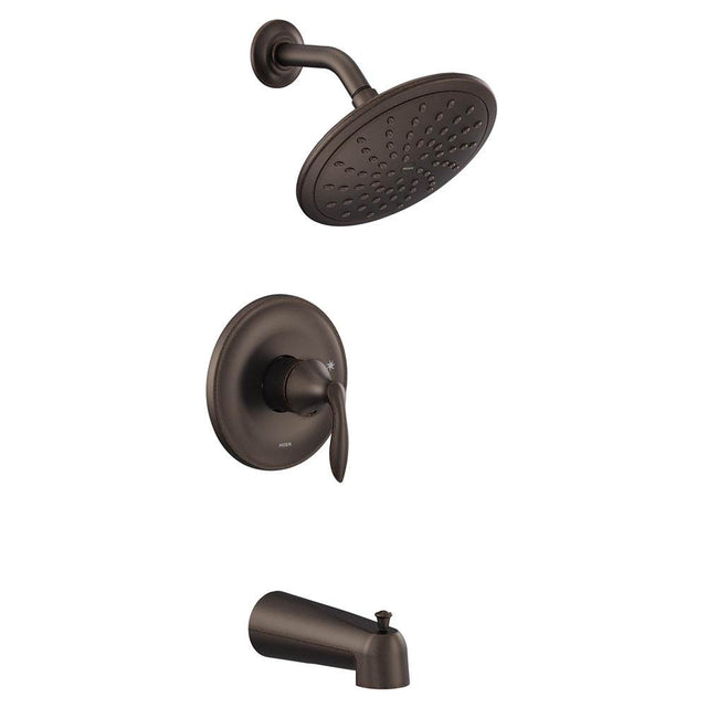Moen - Eva M-CORE 2-Series Eco Performance 1-Handle Tub and Shower Trim Kit in Oil Rubbed Bronze (Valve Sold Separately) - Oil Rubbed Bronze