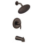 Moen - Eva M-CORE 2-Series Eco Performance 1-Handle Tub and Shower Trim Kit in Oil Rubbed Bronze (Valve Sold Separately) - Oil Rubbed Bronze