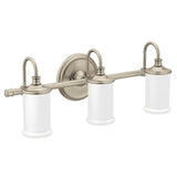 Moen - Brushed Nickel Three Globe Bath Light - Brushed Nickel