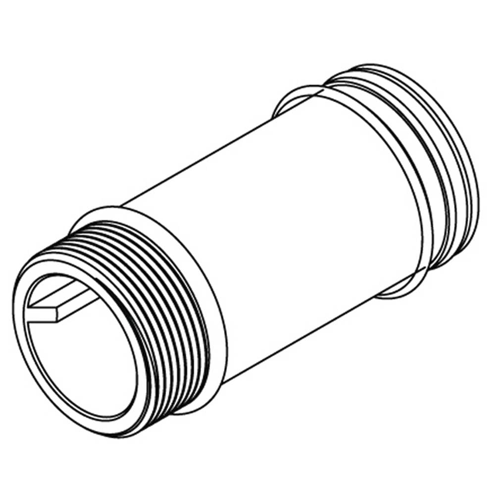 Moen - 4'' Sloan-Moen style supply extension nipple - Chrome