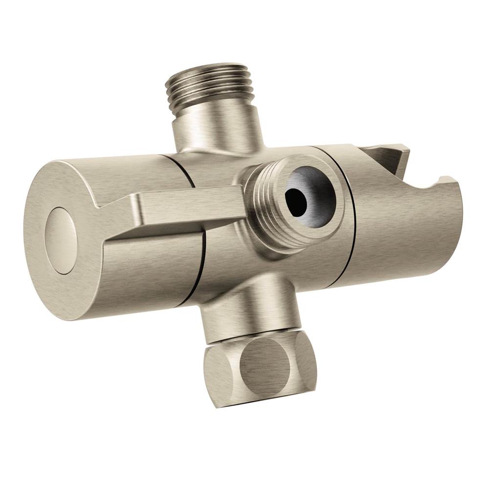 Pivoting Shower Arm Diverter with Hand Shower Cradle, Chrome