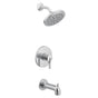 Moen - Cia M-CORE 2-Series Eco Performance 1-Handle Tub and Shower Trim Kit in Chrome (Valve Sold Separately) - Chrome