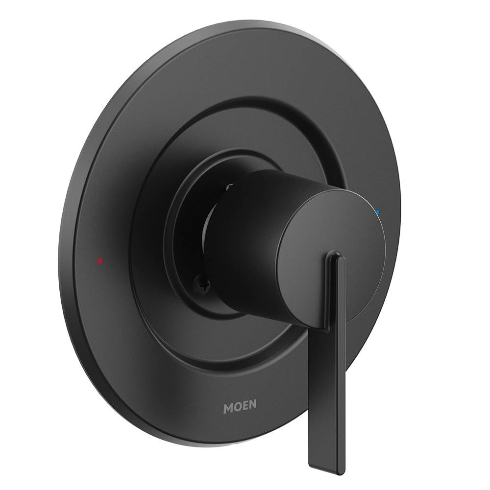 Moen - Cia 1-Handle Posi-Temp Valve Trim Kit in Matte Black (Valve Sold Separately) - Matte Black