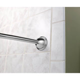 Brushed Gold Adjustable Curved Shower Rod