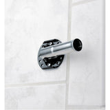 Brushed Nickel 5' Curved Shower Rod