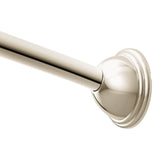 Brushed Gold Adjustable Curved Shower Rod