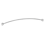 Brushed Gold Adjustable Curved Shower Rod