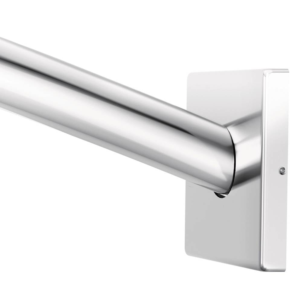 Matte Black 5' Curved Shower Rod