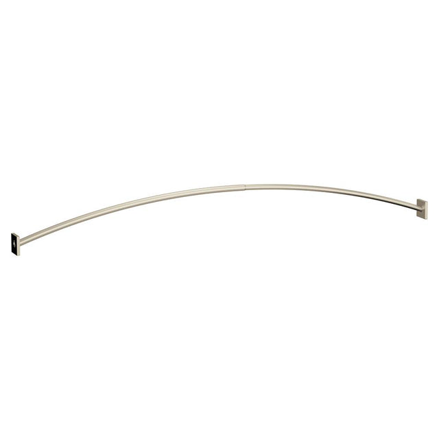 Moen - Brushed Nickel Adjustable Curved Shower Rod - Brushed Nickel