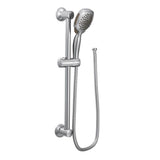 Moen - Twist Handheld Shower with Slide Bar, Chrome - Chrome