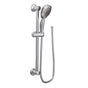 Moen - Twist Handheld Shower with Slide Bar, Chrome - Chrome
