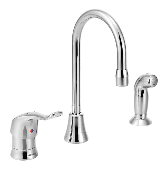 Moen - Chrome one-handle multi-purpose faucet - Chrome