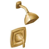 Moen - Voss Posi-Temp Single-Handle 1-Spray Shower Faucet Trim Kit in Brushed Gold (Valve Sold Separately) - Brushed Gold