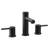 Moen - Align 8 in. Widespread 2-Handle Bathroom Faucet Trim Kit in Matte Black (Valve Sold Separately) - Matte Black