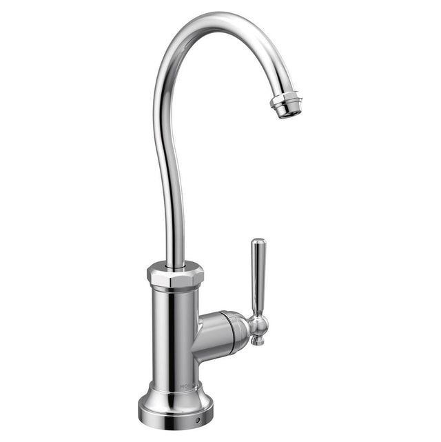 Moen - Paterson Sip Industrial Cold Water Kitchen Beverage Faucet with Optional Filtration System, Chrome - Chrome