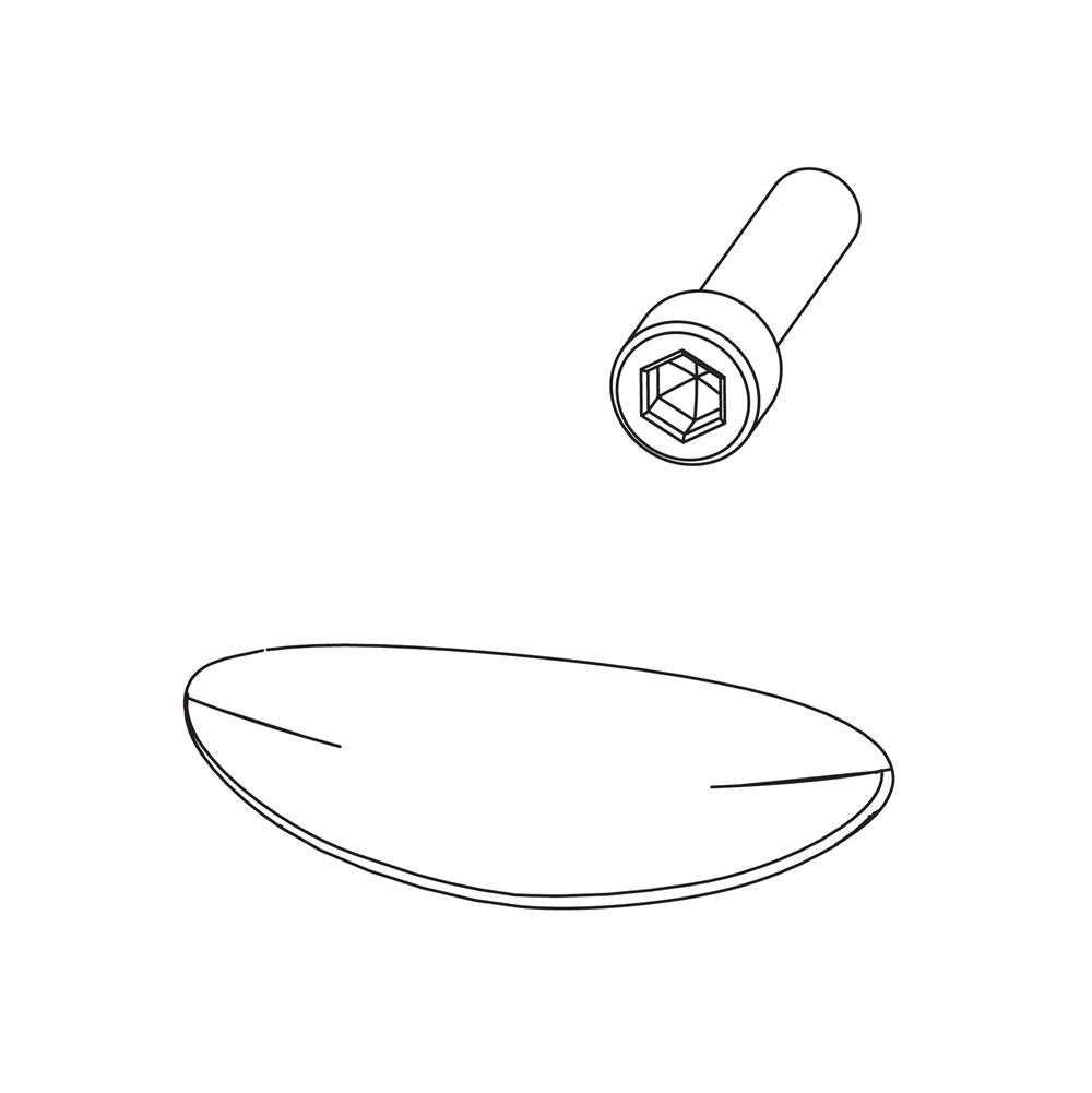 Moen - HDW PACK KD 1H SOLID/LOOP - Unfinished